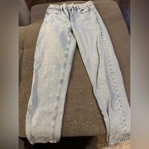 Dynamite Light Wash Straight Leg Jeans